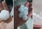 Granizo e tempestades atingem municípios do Sul e Litoral do Rio Grande do Sul