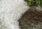 Chuva de granizo e ventos fortes atingem Morrinhos, enquanto calor extremo e baixa umidade preocupam Goiás