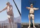 Escultura Gigante de Trump Pelado Inaugurada em Las Vegas: Uma Declaração Ousada sobre Política
