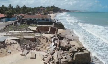 Avanço do Mar Destruição Casas e Ameaça Comunidade Indígena na Paraíba: Baía da Traição Declara Emergência