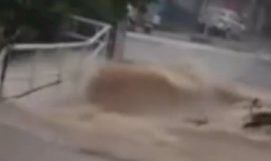 Motociclista é arrastado por enxurrada em Mineiros (GO)