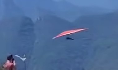 Tragédia em SC: Homem morre após queda de 200 metros em voo de asa delta