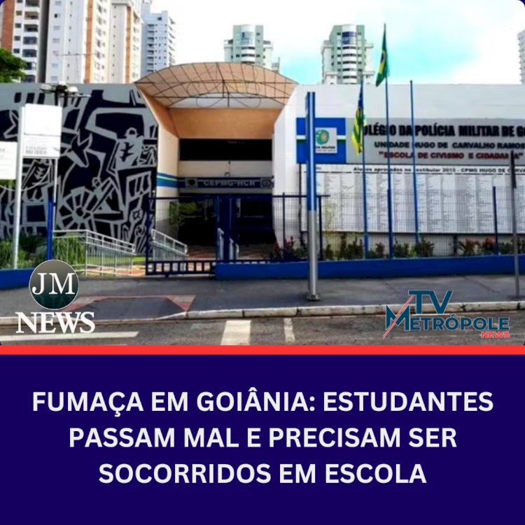 Fumaça em Goiânia: estudantes passam mal e precisam ser socorridos em escola