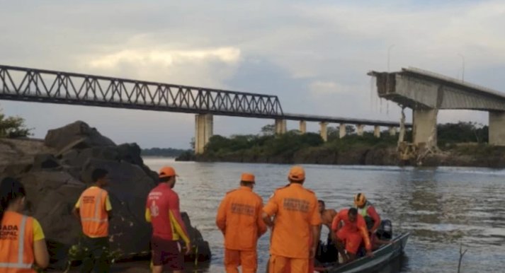 Ponte que liga Maranhão e Tocantins desaba; 2 mortos e 12 desaparecidos