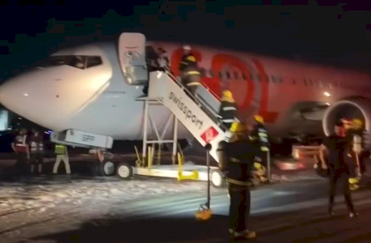 Avião da Gol colide com veículo de manutenção durante decolagem no Galeão