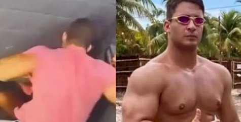 HOMEM É FLAGRADO ESPANCANDO NAMORADA DENTRO DE ELEVADOR EM NATAL (RN)