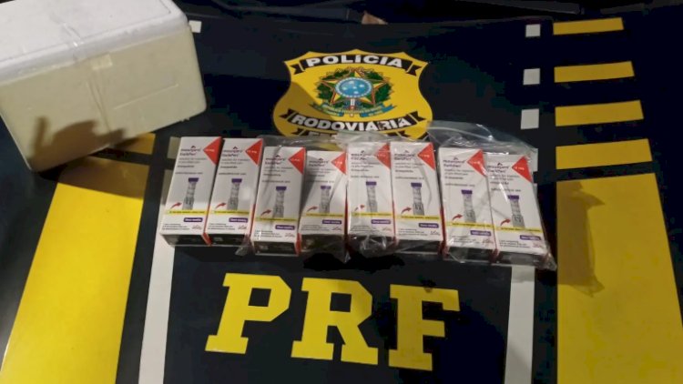 PRF APREENDE CANETAS MOUNJARO USADAS ILEGALMENTE PARA EMAGRECIMENTO NA BR-153