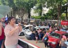 Sem acordo, grevistas da Educação decidem fixar acampamento no Paço Municipal
