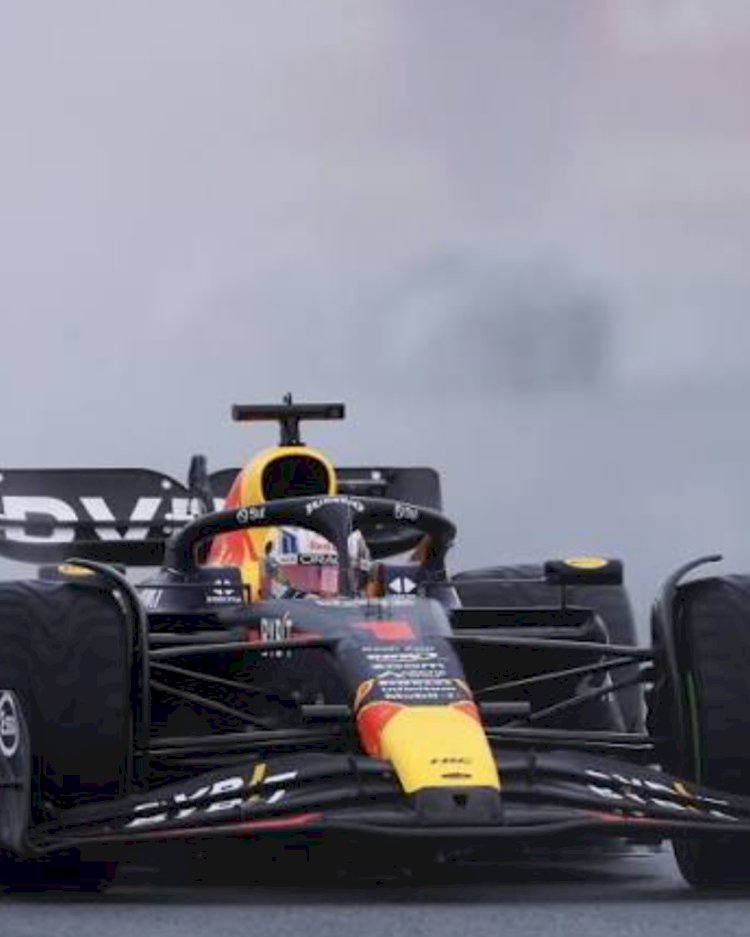 Verstappen vence corrida caótica sob chuva